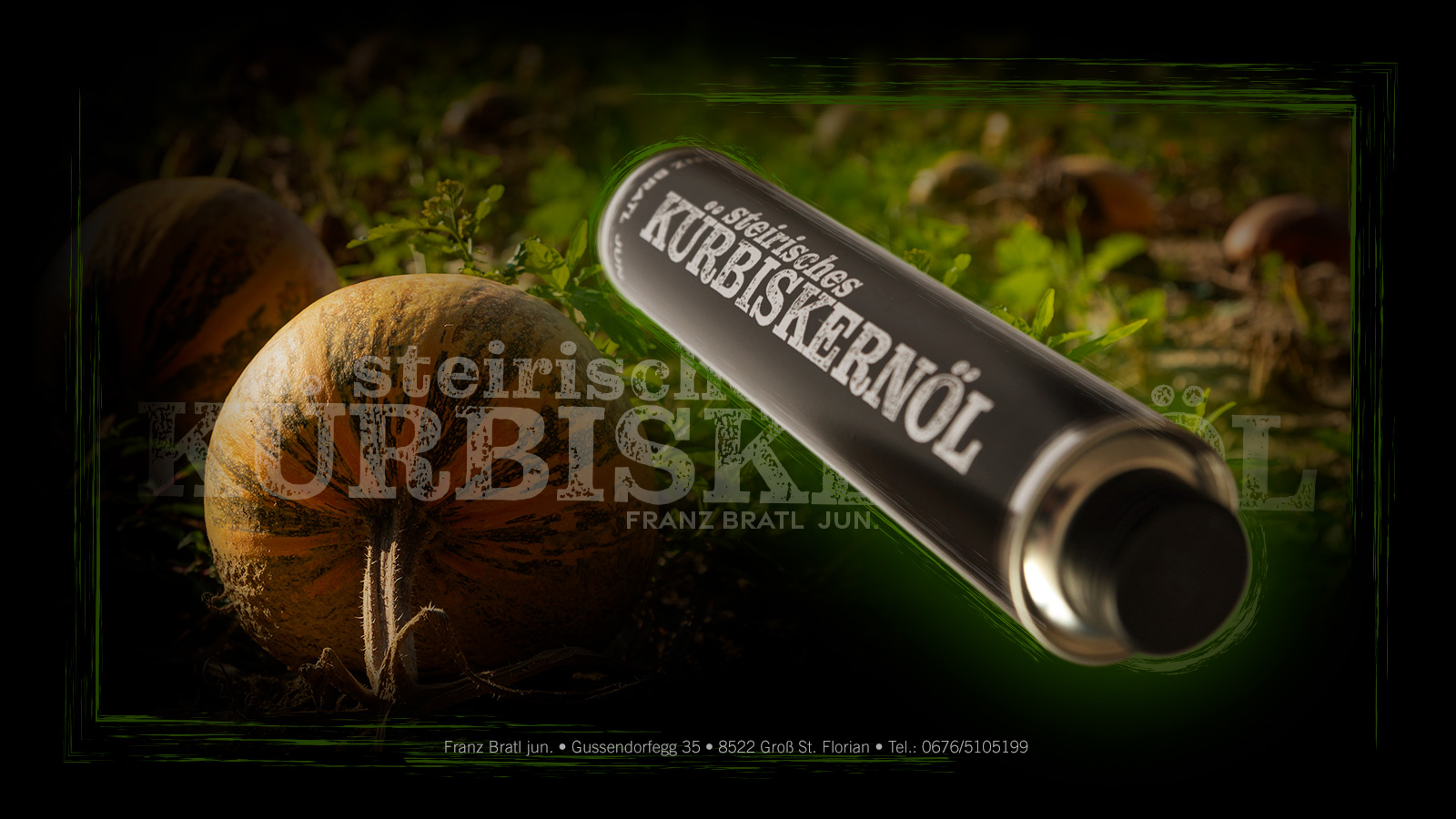 Steirisches Kürbiskernöl von Bratl